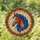 Stained Glass Chestnut Horse Head Tiffany Style - Blue Mane Jewel Tone Mosaic Pattern Art Stained Glass Suncatcher - 1