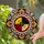 Native American Medicine Wheel Stained Glass Feathers Jewel Tone Intricate Cultural Design Stained Glass Suncatcher - 2
