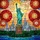 Tiffany Style Statue of Liberty Fireworks Cityscape - American Pride Art Decor Stained Glass Suncatcher - 5