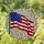 American Flag Tiffany Stained Glass Mosaic Art - Glowing Patriotic Home Gift for Veterans Stained Glass Suncatcher - 1