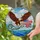 Bald Eagle American Flag Soaring Art - Patriotic Home Decor Gift for Fathers Day Stained Glass Suncatcher - 2