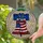 Liberty Bell American Flag Stained Glass - Patriotic Independence Day USA History Gift Stained Glass Suncatcher - 2