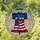 Liberty Bell American Flag Stained Glass - Patriotic Independence Day USA History Gift Stained Glass Suncatcher - 1