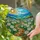 Winding Path Daisy Field Radiant Sun Stained Glass Tiffany Mosaic Art Scenic Hills Stained Glass Suncatcher - 2