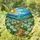 Winding Path Daisy Field Radiant Sun Stained Glass Tiffany Mosaic Art Scenic Hills Stained Glass Suncatcher - 1