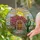 Rustic Wooden Door Bougainvillea Saguaro Cactus Desert Stained Glass Tiffany Art Decor Stained Glass Suncatcher - 2