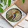 Exotic Stained Glass Bird on Wooden Post with Grass - Tiffany Home Decor Gift Stained Glass Suncatcher - 3