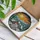 Rustic Cabins Snow Pine Trees Sun Mountains Winter Landscape Tiffany Glass Art Stained Glass Suncatcher - 3