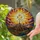 Golden Cross Rocky Peak Stained Glass Sunburst Sky Translucent Jewel Tones Intricate Pattern Stained Glass Suncatcher - 2