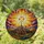 Golden Cross Rocky Peak Stained Glass Sunburst Sky Translucent Jewel Tones Intricate Pattern Stained Glass Suncatcher - 1