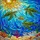 Green Sea Turtles Golden Fish Ocean Coral Reef Sun Stained Glass Tiffany Underwater Stained Glass Suncatcher - 5