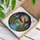 Stained Glass Macaw Parrots Flying Waterfall Tropical Tiffany Landscape Art Stained Glass Suncatcher - 3