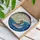 Muscular Surfer Man Riding Wave - Stained Glass Ocean Sun Art Coastal Decor Stained Glass Suncatcher - 3