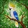 White Cockatoo Stained Glass Tiffany Style Jungle Canopy Art Window Decor Housewarming Gift Stained Glass Suncatcher - 5
