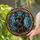 Black Scottish Terrier Dog Portrait - Intricate Stained Glass Tiffany Mosaic Art Stained Glass Suncatcher - 2