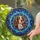 Springer Spaniel Dog Stained Glass Tiffany Style Ornate Amber Eyes Mosaic Intricate Stained Glass Suncatcher - 2
