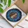 Springer Spaniel Dog Stained Glass Tiffany Style Ornate Amber Eyes Mosaic Intricate Stained Glass Suncatcher - 3