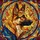 Majestic German Shepherd Profile Stained Glass Tiffany Style Colorful Intricate Mosaic Stained Glass Suncatcher - 5