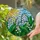 Lily of the Valley Stained Glass Radiant Sun Rays Tiffany Leaves Clouds Mosaic Stained Glass Suncatcher - 2