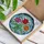 Tiffany Stained Glass Red Tulip Lotus Flowers - Floral Bloom Mosaic Jewel Tone Art Decor Stained Glass Suncatcher - 3
