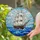 Majestic Multi-Masted Tall Ship Galleon Ocean Waves Sky Clouds Tiffany Glass Art Stained Glass Suncatcher - 2