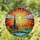 Glowing Sun Gothic Church Stained Glass Sunset Sky Landscape Translucent Jewel Tones Stained Glass Suncatcher - 1
