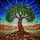 Intricate Tree of Life Stained Glass Style - Mosaic Night Sky Landscape Art Home Decor Gift Stained Glass Suncatcher - 5