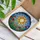 Radiant Sun Stained Glass Garden Art - Blooming Tulips Tiffany Jewel Tones Mosaic Sky Stained Glass Suncatcher - 3