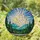 Aurora Borealis Stained Glass Forest Mountain Wildflowers - Tiffany Jewel Tones Art Stained Glass Suncatcher - 1