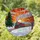 Vintage Steam Locomotive Stained Glass - Tiffany Style Sunset Snow Landscape Pine Tree Art Stained Glass Suncatcher - 1