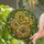 Tiffany Stained Glass Serpent - Ruby Eye, Lush Foliage & Jewel Tone Mosaic Art Stained Glass Suncatcher - 2