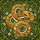 Tiffany Stained Glass Serpent - Ruby Eye, Lush Foliage & Jewel Tone Mosaic Art Stained Glass Suncatcher - 5