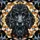 Black Standard Poodle Stained Glass Mosaic Art with Curly Fur – Iridescent Tiffany Style Stained Glass Suncatcher - 5