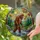 Bigfoot Sasquatch Tiffany Style Stained Glass Forest Stream Nature Sun Landscape Art Stained Glass Suncatcher - 2
