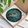 Red Crest Woodpecker Stained Glass Decor - Red Berries Tiffany Style Mosaic Tree Branch Stained Glass Suncatcher - 3