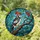 Red Crest Woodpecker Stained Glass Decor - Red Berries Tiffany Style Mosaic Tree Branch Stained Glass Suncatcher - 1
