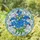 Forget-Me-Not Flowers Tiffany Style Stained Glass Mosaic Intricate Garden Jewel Tones Stained Glass Suncatcher - 1