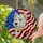 West Highland White Terrier American Flag Stained Glass Art - Patriotic Independence Day Gift Stained Glass Suncatcher - 2