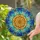 Chrysanthemum Dahlia Stained Glass Flower Edge-to-Edge Tiffany Jewel Tone Mosaic Art Stained Glass Suncatcher - 2