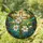 Christian Cross Easter Lilies Spring Garden Mosaic - Tiffany Glass Style Religious Decor Stained Glass Suncatcher - 1