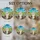 Intricate Peace Sign Hand Wildflower Meadow Green Hills Blue Sky Tiffany Glass Art Stained Glass Suncatcher - 4