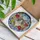 Grey White Cat Molly Name Amber Eyes Butterfly Bee Tiffany Stained Glass Sky Mosaic Art Stained Glass Suncatcher - 3