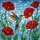 Hummingbird Red Poppy Stained Glass Mosaic Tiffany Style Intricate Jewel Tone Art Stained Glass Suncatcher - 5