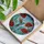 Hummingbird Red Poppy Stained Glass Mosaic Tiffany Style Intricate Jewel Tone Art Stained Glass Suncatcher - 3