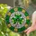 Vibrant Shamrock Stained Glass Tiffany Style - Heart Leaves Mosaic St. Patrick's Day Stained Glass Suncatcher - 2