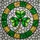 Vibrant Shamrock Stained Glass Tiffany Style - Heart Leaves Mosaic St. Patrick's Day Stained Glass Suncatcher - 5