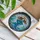 Goddess Figure Prayer Ocean Waves Tiffany Style Stained Glass Intricate Halo Art Stained Glass Suncatcher - 3