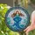 Goddess Figure Prayer Ocean Waves Tiffany Style Stained Glass Intricate Halo Art Stained Glass Suncatcher - 2