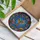 Edge-to-Edge Stained Glass Hummingbird Art, Jewel-Toned Flowers & Intricate Mosaic Stained Glass Suncatcher - 3