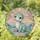 Glowing Translucent Tiffany Stained Glass Baby Sauropod Creature Intricate Patterns Stained Glass Suncatcher - 1
